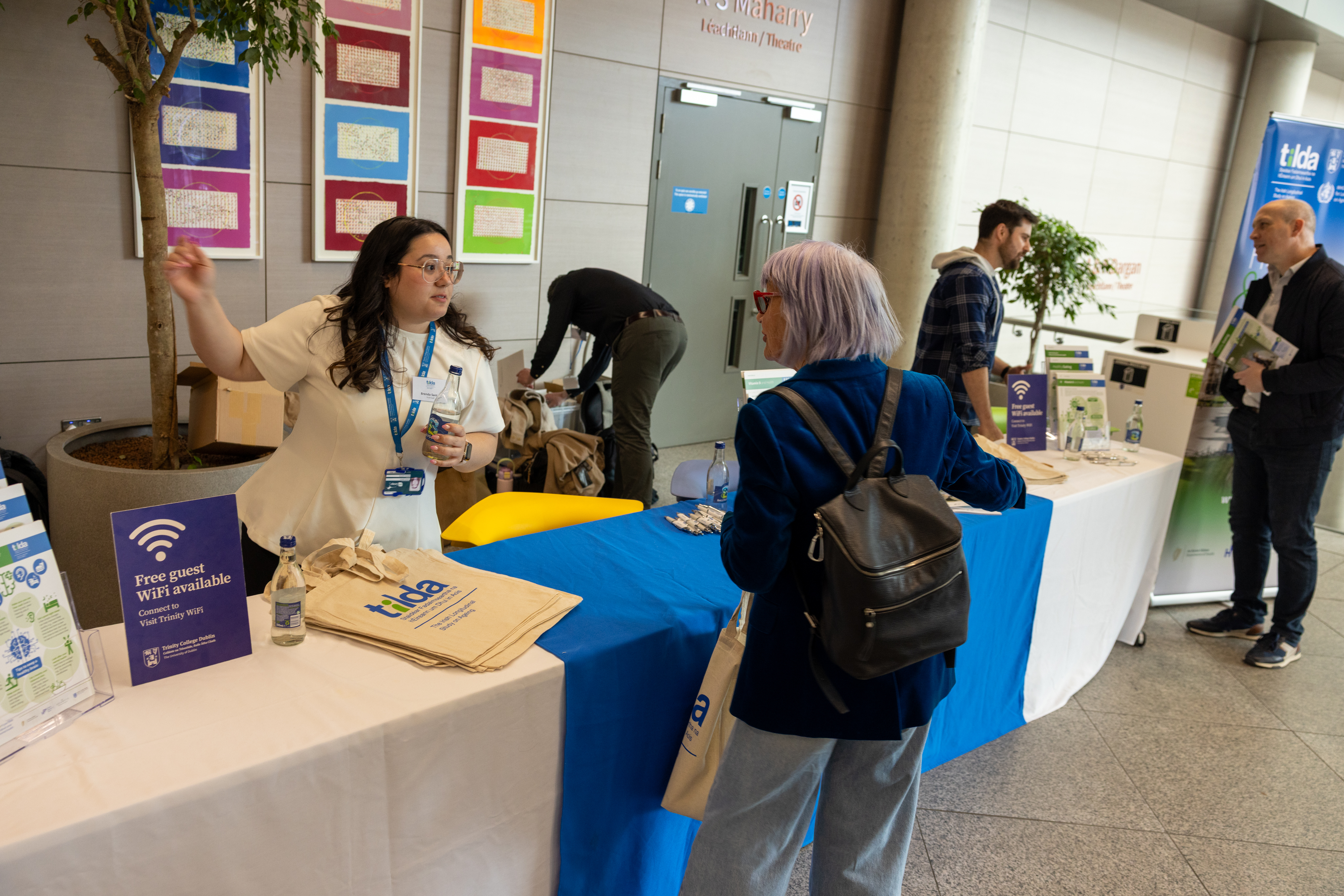 Welcoming attendees